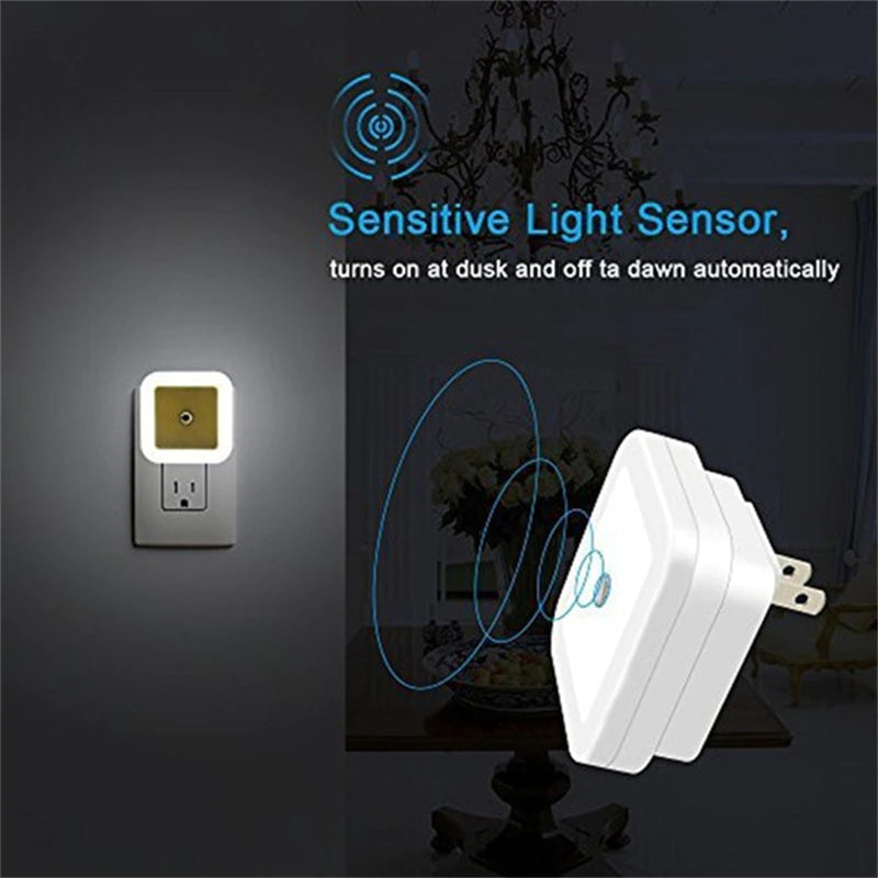 LED Night Light Sensor Plug Night Light