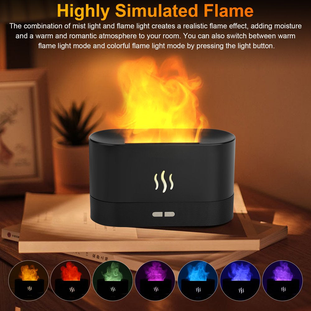 Flame Air Humidifier, Essential Oil Diffuser