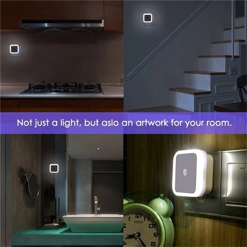 LED Night Light Sensor Plug Night Light