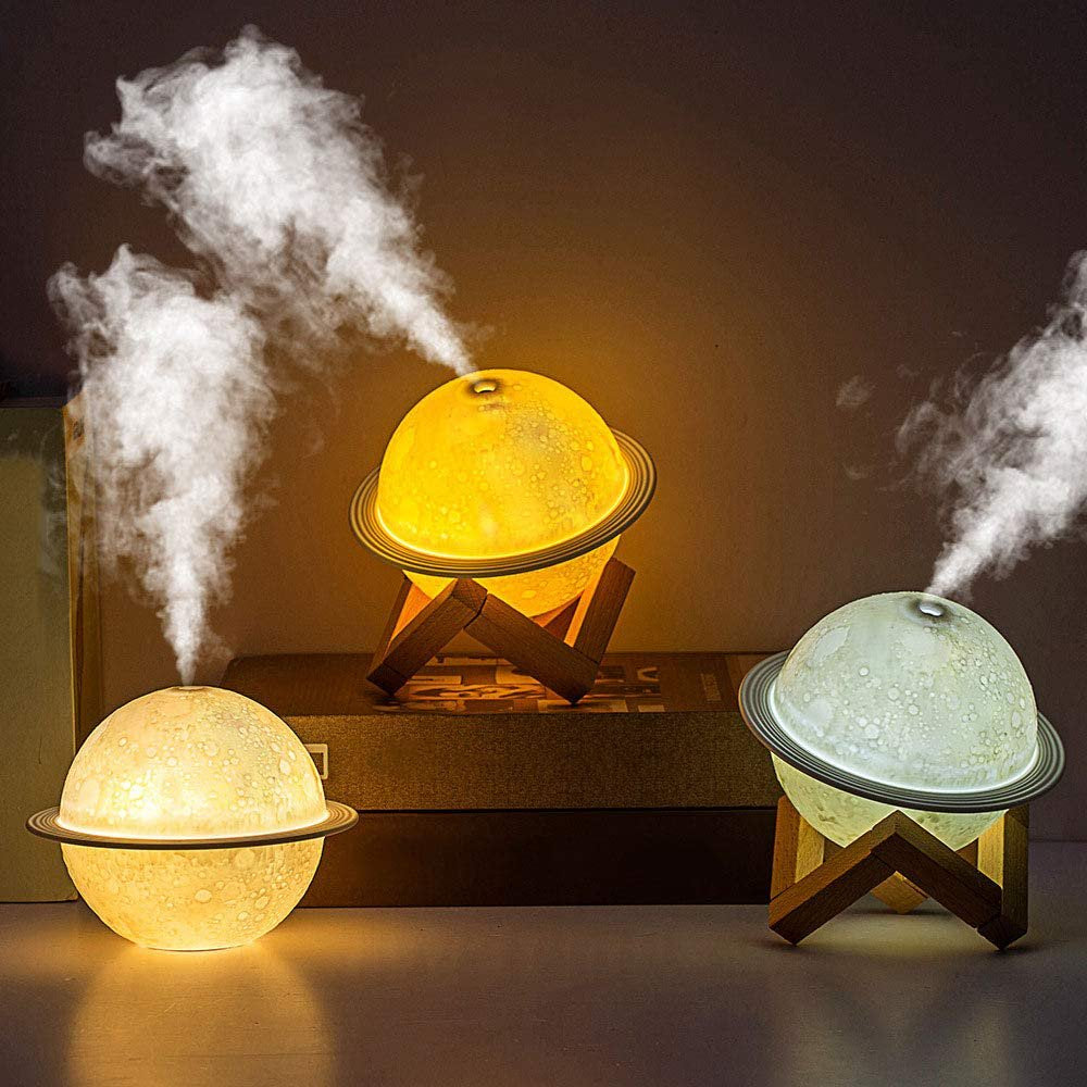 2 in 1 Moon Night Light & Humidifiers with USB Powered